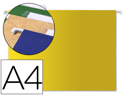 LIDERPAPEL - CARPETA COLGANTE A4 AMARILLA (Ref.SF04)