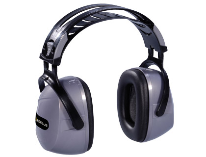 DELTAPLUS - CASCO ANTIRUIDO CON OREJERAS AJUSTABLE EN ALTURA NORMA SNR 33 DB COLOR GRIS-NEGRO (Ref.INTERGR)