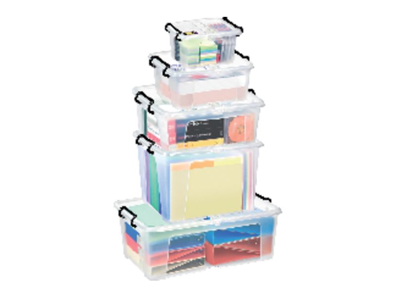 CEP - Cajas almacenamiento 75 L Transparente Ruedas (Ref.2006760110)