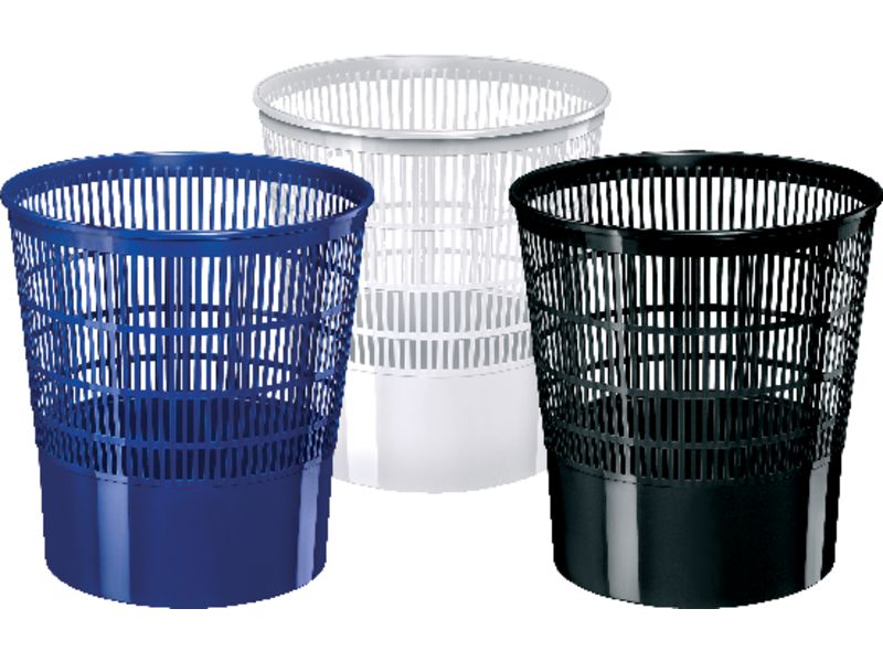 CEP - Papelera Basics Poliestireno 16L. Negro (Ref.1002370011)