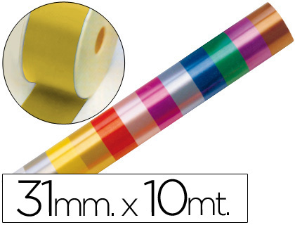 CINTA FANTASIA 10 MT X 31 MM ORO (Ref.2410-15)