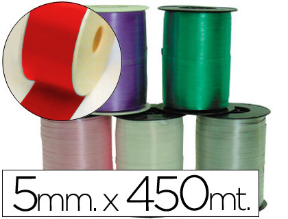 CINTA FANTASIA 450 MT X 5 MM ROJO (Ref.1000-20)
