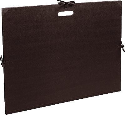 CLAIREFONTAINE - Carpeta dibujo 52x72cm A2 Negro cierre gomas (Ref.38929C)
