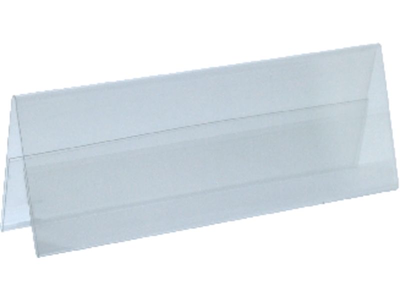 DEFLECTO - Portanombres Doble Cara A5 horizontal 210x70x80 mm PVC (Ref.778701)