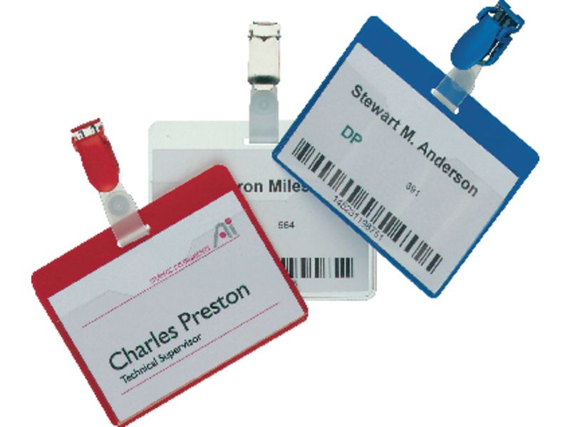 DURABLE - Identificador con pinza 60X90 mm Transparente (Ref.8106-19)