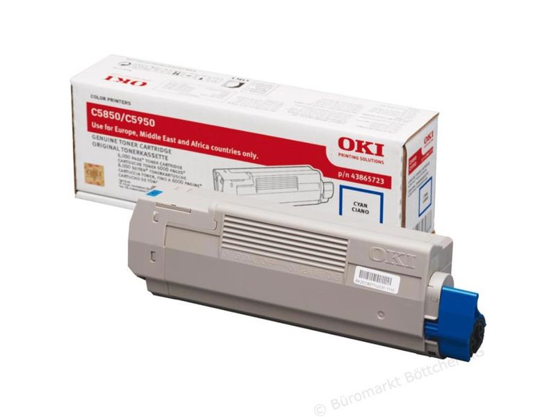OKI - Toner Laser ORIGINALES Cyan (Ref.43865723)