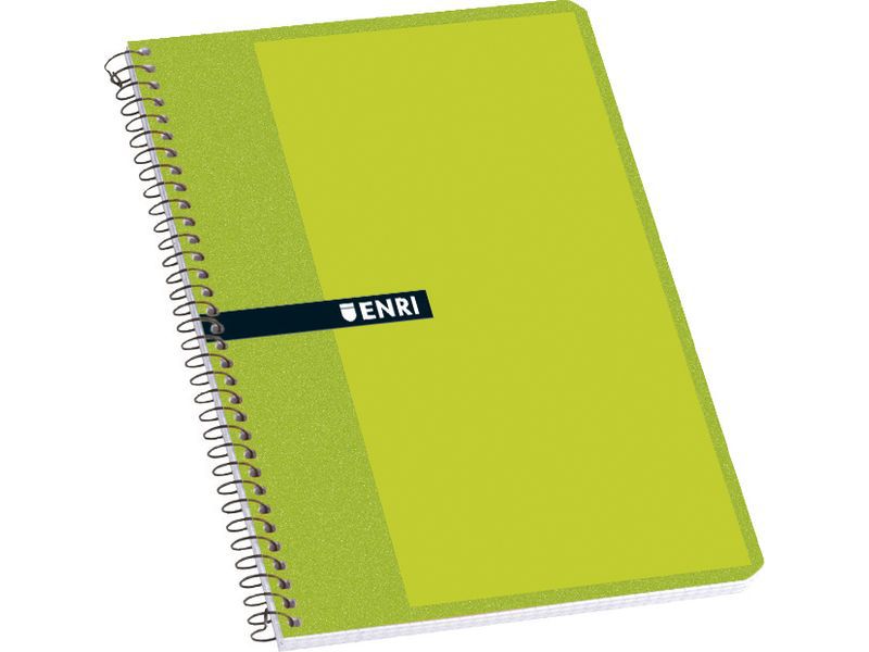 ENRI - Cuaderno espiral 80h Folio Horizontal Surtido (Ref.100430107)