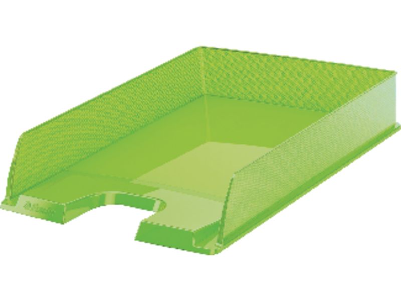 ESSELTE - Bandeja de Sobremesa Europost 255X348X65 Verde Poliestireno Apilable (Ref.623597)