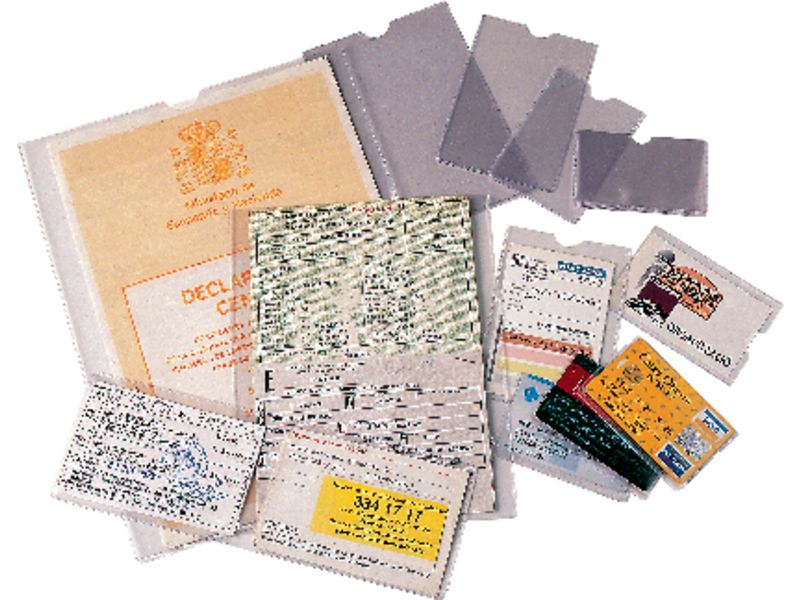 ESSELTE - Fundas portacarnets 100 ud 171x221 mm 140 micras (Ref.46010)