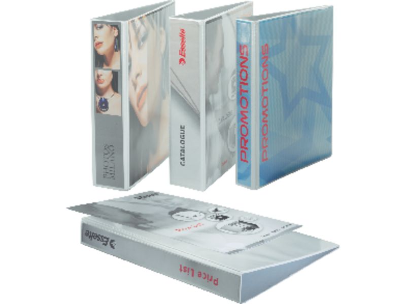 ESSELTE - Carpeta anillas Gama Plus A4+ 2-25 MM Blanco BL (Ref.1430)