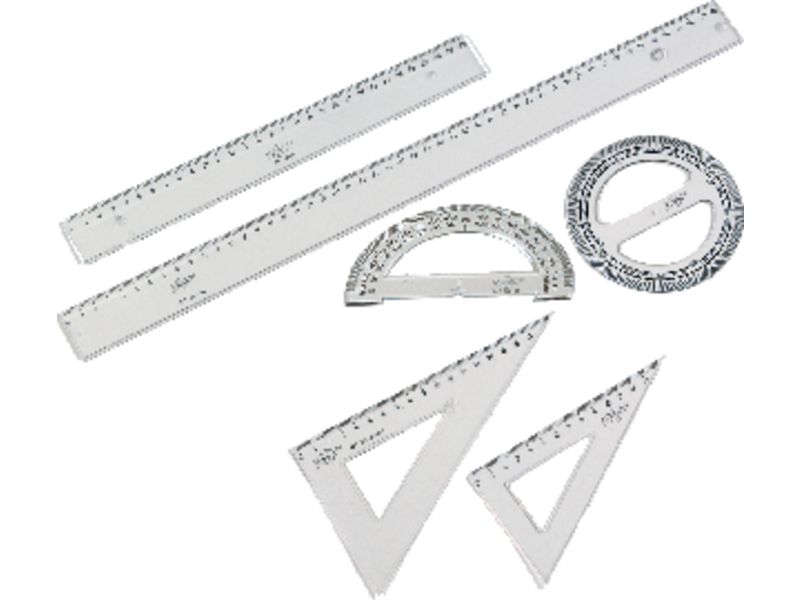 FAIBO - Regla 20 cm Plana Transparente (Ref.41120)