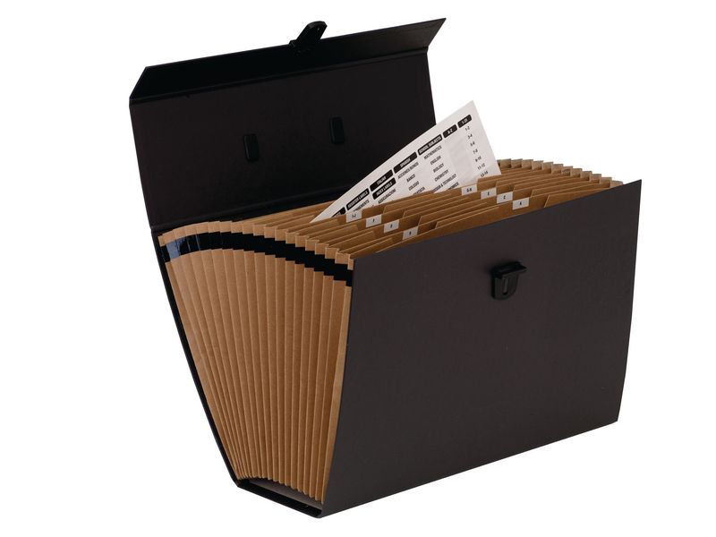 FELLOWES - Maletin CLASIFICADOR ACORDEON BANKERS BOX NEGRO (Ref.9352101)