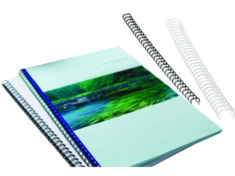 FELLOWES - Pack de 100 Wires Plata 14 MM (Ref.54454)