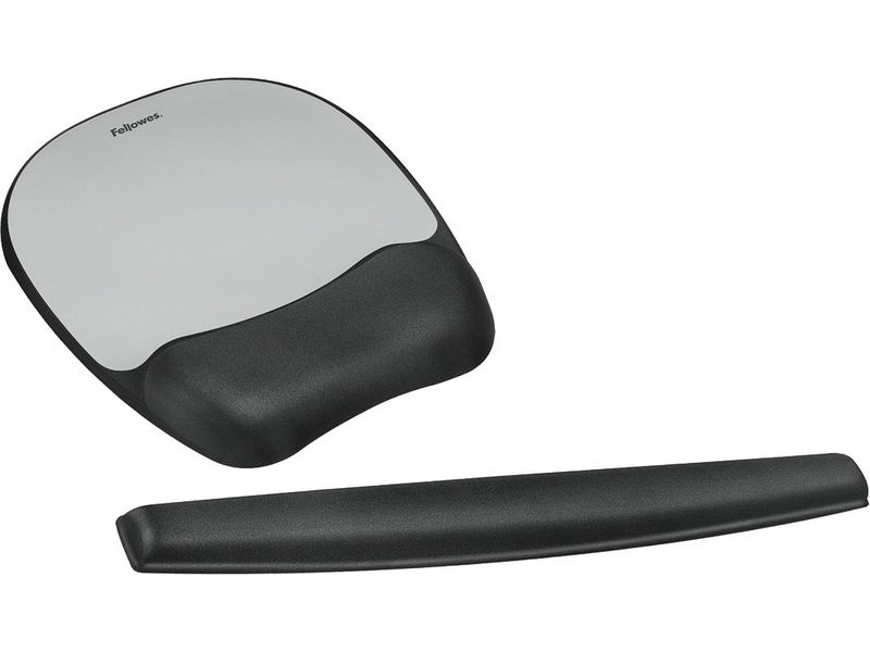 FELLOWES - Alfombrilla de ratón con reposamuñecas Gris espuma (Ref.9175801)