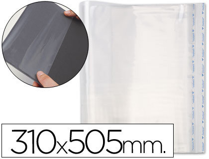 FORRALIBRO PP AJUSTABLE ADHESIVO 310X505 MM (Ref.02013)