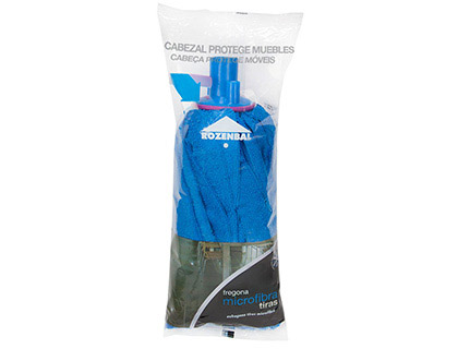 FREGONA MICROFIBRA TIRAS AZUL (Ref.190043)