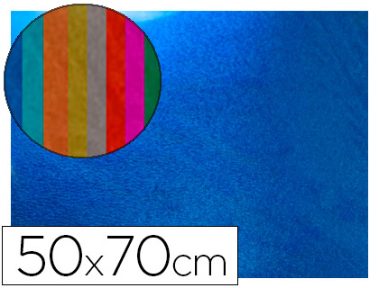 LIDERPAPEL - GOMA EVA 50X70 CM ESPESOR 2 MM METALIZADA AZUL (Ref.GE85)
