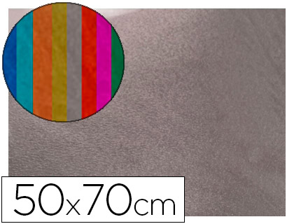 LIDERPAPEL - GOMA EVA 50X70 CM ESPESOR 2 MM METALIZADA PLATA (Ref.GE89)