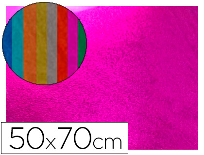 LIDERPAPEL - GOMA EVA 50X70 CM ESPESOR 2 MM METALIZADA ROSA (Ref.GE91)
