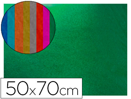 LIDERPAPEL - GOMA EVA 50X70 CM ESPESOR 2 MM METALIZADA VERDE (Ref.GE92)