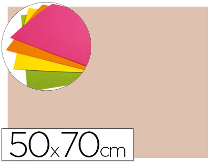 LIDERPAPEL - GOMA EVA 50X70CM 60G/M2 ESPESOR 1.5MM PIEL (Ref.GE73)