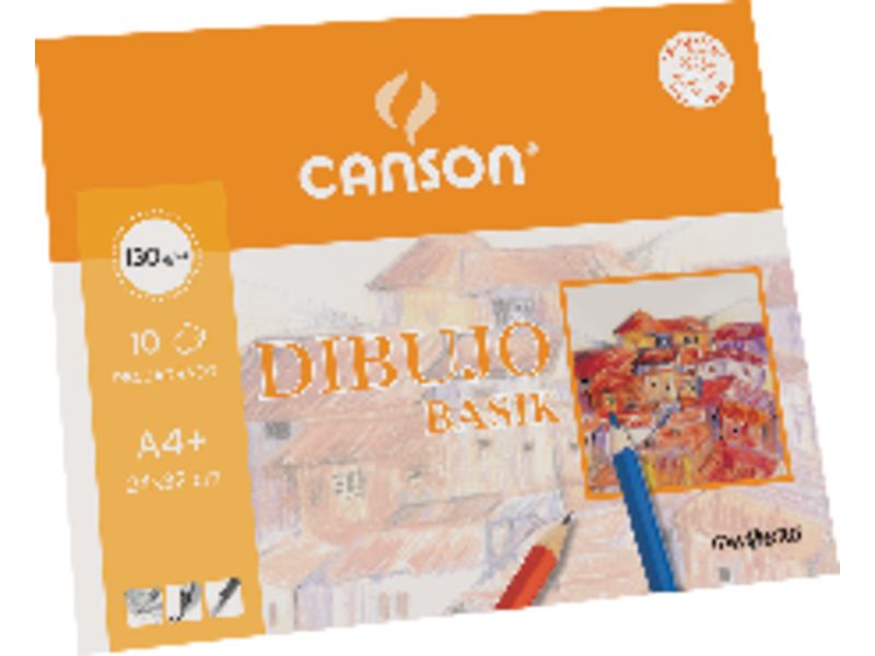 CANSON - Bloc Dibujo Basik 10 Hojas A3 130 Gr (Ref.200403159)