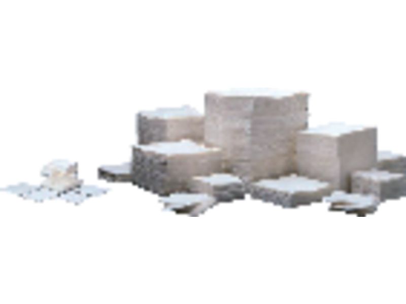 BUNZL - Servilletas Pack 100 ud 30X30cm Blanco (Ref.19287)