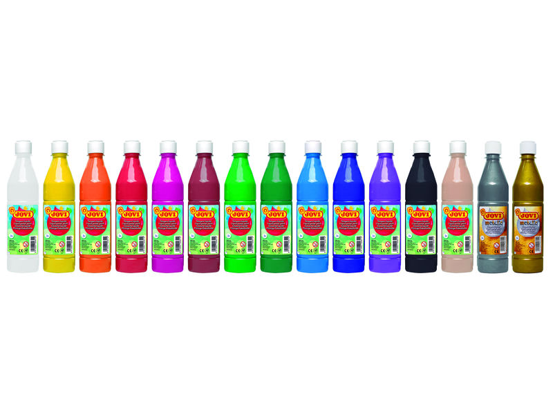 JOVI - Tempera LÍQUIDA BERMELLON 500ML (Ref.50607)