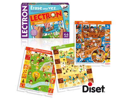 DISET - JUEGO DIDACTICO LECTRON ERASE UNA VEZ (Ref.64939)