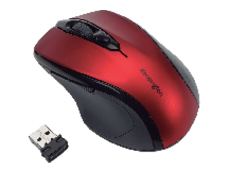 KENSINGTON - Raton optico Pro Fit Inalambrico USB Rojo (Ref.K72422WW)