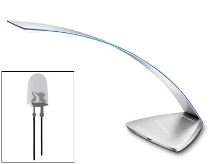 CEP - LAMPARA DE OFICINA ICE BLUE DE ALUMINIO Y ACERO CON BASE (Ref.2006000741)