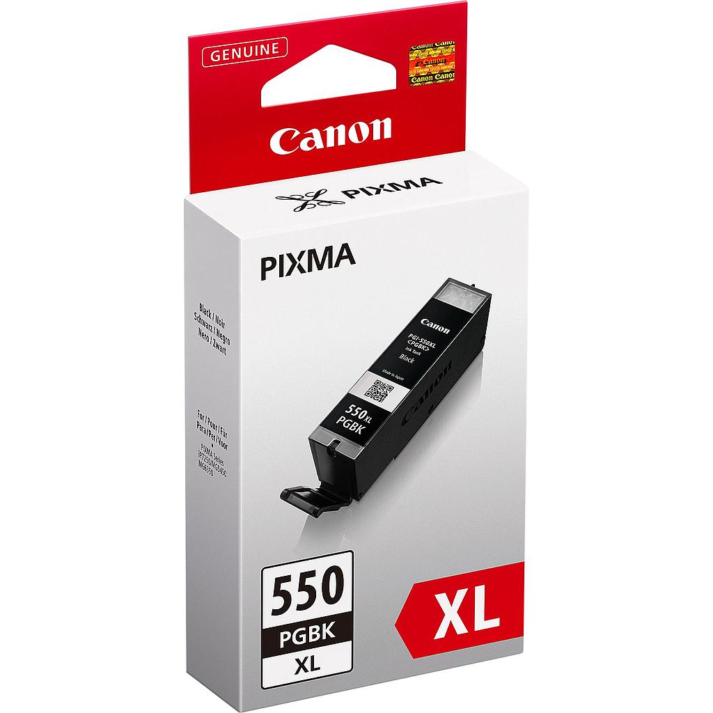 CANON - Cartuchos ORIGINALES Inyección De Tinta PGI-550XL Negro (Ref.6431B001)