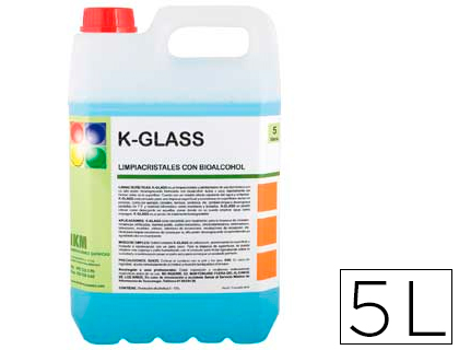 LIMPIACRISTALES GARRAFA 5 LITROS (Ref.K-GLASS)