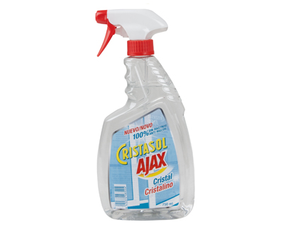 LIMPIACRISTALES LIQUIDO CRISTASOL CRISTALINO CON PISTOLA PULVERIZADORA 750 ML (Ref.25352)