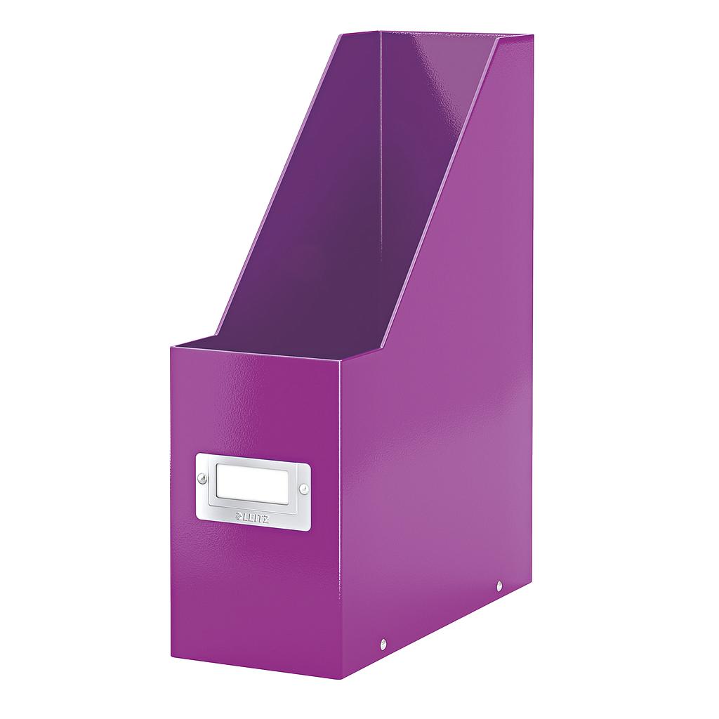LEITZ - Revistero CLICKSTORE PURPURA. FÁCIL Y RÁPIDO DE MONTAR Y DESMONTAR (SIN TORNILLOS) (Ref.60470062)