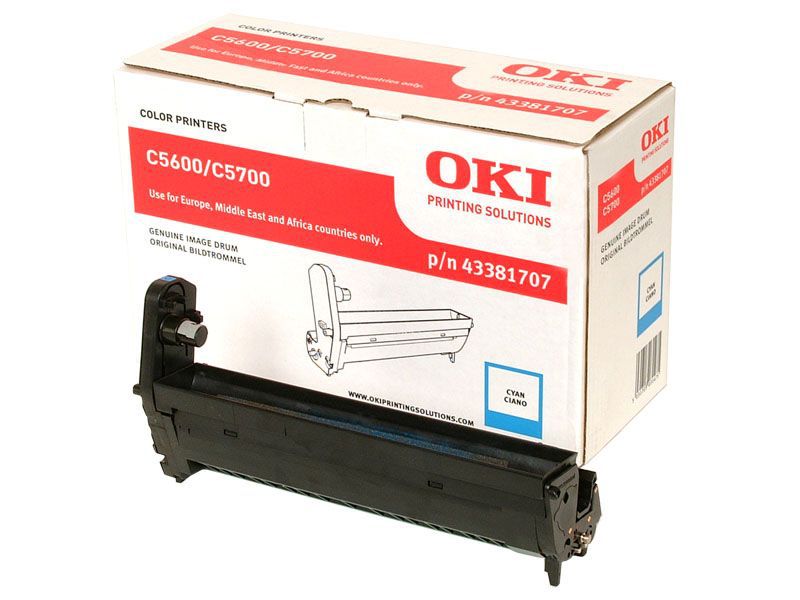 OKI - Tambor Cian 20.000 pág. Para C5600/C5700 (Ref.43381707)