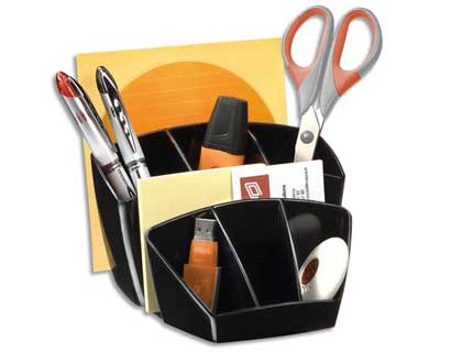 CEP - ORGANIZADOR SOBREMESA CONFOR PLASTICO NEGRO (Ref.1005800011)