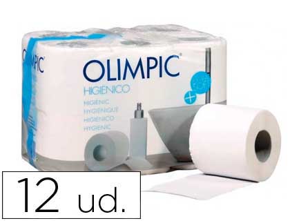 PAPEL HIGIENICO OLIMPIC 2 CAPAS PAQUETE DE 12 ROLLOS (Ref.24854)