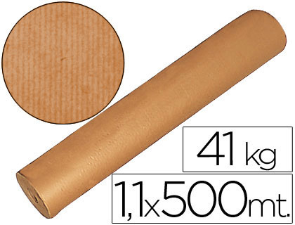 PAPEL KRAFT MARRON 1,10 MT X 500 MTS ESPECIAL PARA EMBALAJE (Ref.8115010)