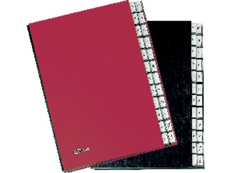PARDO - Preclasificador A4 Lomo fuelle 24 (A-Z) Negro (Ref.82401)