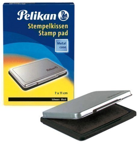 PELIKAN - Tampón N.1 9X16CM NEGRO (Ref.331108)
