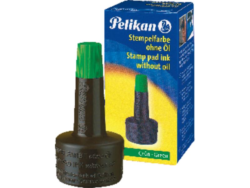 PELIKAN - Tinta VERDE para Tampón 28ml (Ref.351239)