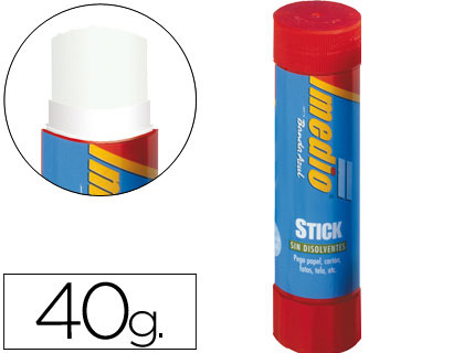 IMEDIO - PEGAMENTO EN BARRA 40GR - Transparente Apto para uso infantil (Ref. 6304628)