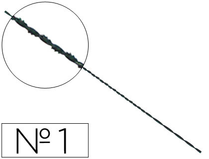 PELOS DE SEGUETA ESPIRAL N.1 -CAJA DE 144 (Ref.1/13)