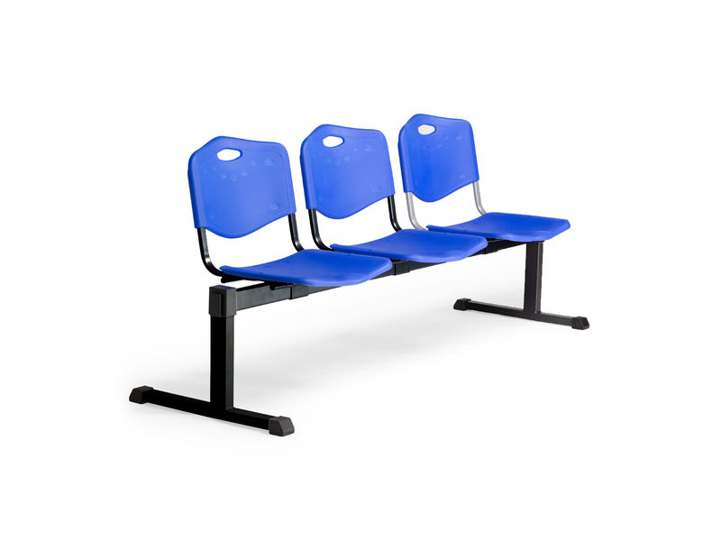 PIQUERAS Y CRESPO - Bancada 3 Puestos Pvc Azul (Ref.B3PIAZ)