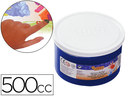 JOVI - PINTURA A DEDOS 500 CC -AZUL (Ref.56121)