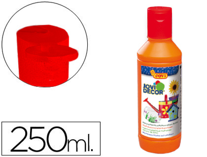 JOVI - PINTURA MULTIUSO DECOR 250 ML NARANJA (Ref.68006)