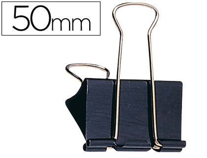 Q-CONNECT - PINZA METALICA REVERSIBLE N.5 50 MM CAJA DE 10 UNIDADES (Ref.KF01286)