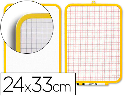 PIZARRA BLANCA 24X33 CM -ROTULADOR Y BORRADOR (Ref.338)