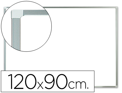 Q-CONNECT - PIZARRA BLANCA LACADA MAGNETICA MARCO DE ALUMINIO 120X90 CM (Ref.KF01080)